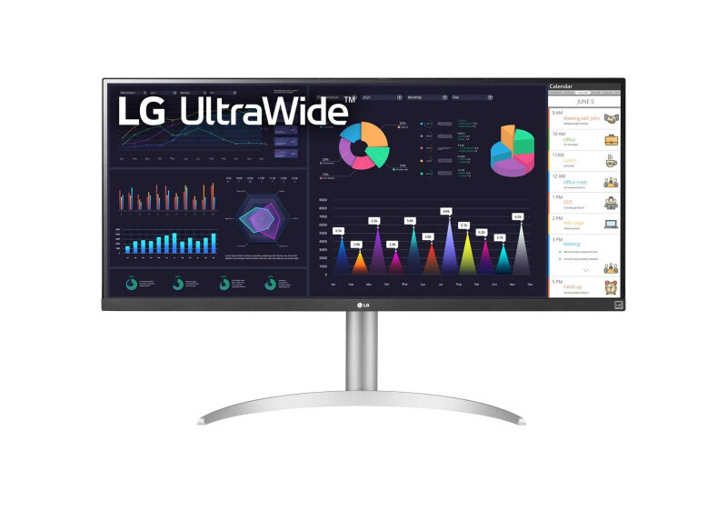 LG 34WQ65X-W computer monitor 86,4 cm (34") 2560 x 1080 Pixels UltraWide Quad HD LCD Grijs