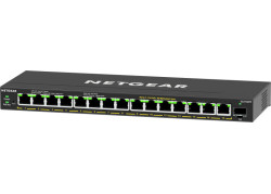 NETGEAR 16-Port High-Power PoE+ Gigabit Ethernet Plus Switch (231W) with 1 SFP port (GS316EPP)