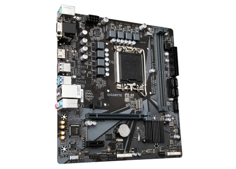 Gigabyte H610M H DDR4 moederbord Intel H610 Express LGA 1700 micro ATX