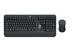 Logitech Advanced MK540 toetsenbord Inclusief muis USB QWERTZ Duits Zwart, Wit