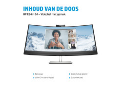 HP E34m G4 86,4 cm (34") 3440 x 1440 Pixels Wide Quad HD Zwart