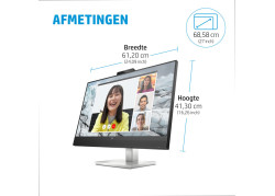 HP E-Series E27m G4 68,6 cm (27") 2560 x 1440 Pixels Quad HD Zwart