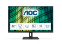 AOC E2 U32E2N LED display 80 cm (31.5") 3840 x 2160 Pixels 4K Ultra HD Zwart