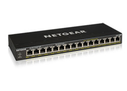 NETGEAR GS316PP Unmanaged Gigabit Ethernet (10/100/1000) Power over Ethernet (PoE) Zwart