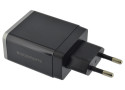 Mobiparts Wall Charger Dual USB 2.4A Black