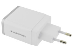 Mobiparts Wall Charger Dual USB 2.4A White