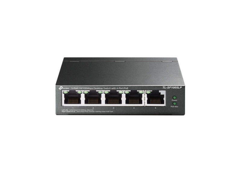 TP-Link TL-SF1005LP netwerk-switch Unmanaged Fast Ethernet (10/100) Power over Ethernet (PoE) Zwart