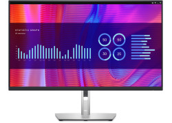 DELL P Series P3223DE 80 cm (31.5") 2560 x 1440 Pixels Quad HD LCD Zwart