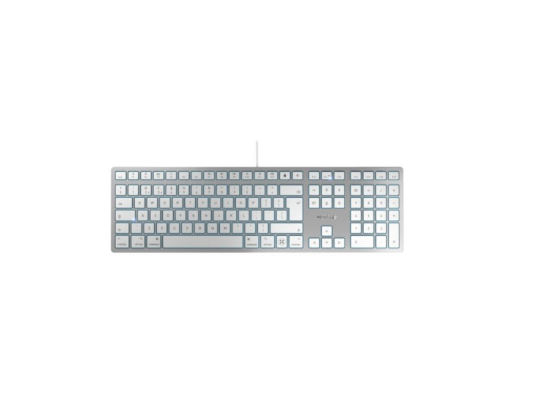 CHERRY KC 6000C FOR MAC toetsenbord USB QWERTY Amerikaans Engels Zilver