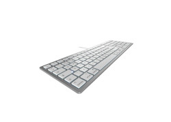 CHERRY KC 6000C FOR MAC toetsenbord USB QWERTY Amerikaans Engels Zilver