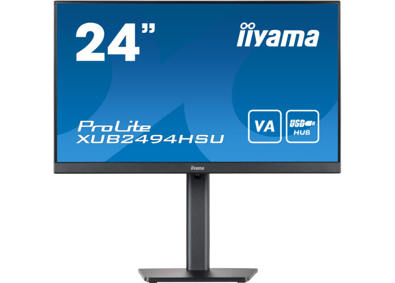 iiyama ProLite XUB2494HSU-B2 computer monitor 60,5 cm (23.8") 1920 x 1080 Pixels Full HD LED Zwart