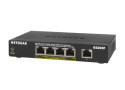 NETGEAR GS305Pv2 Unmanaged Gigabit Ethernet (10/100/1000) Power over Ethernet (PoE) Zwart