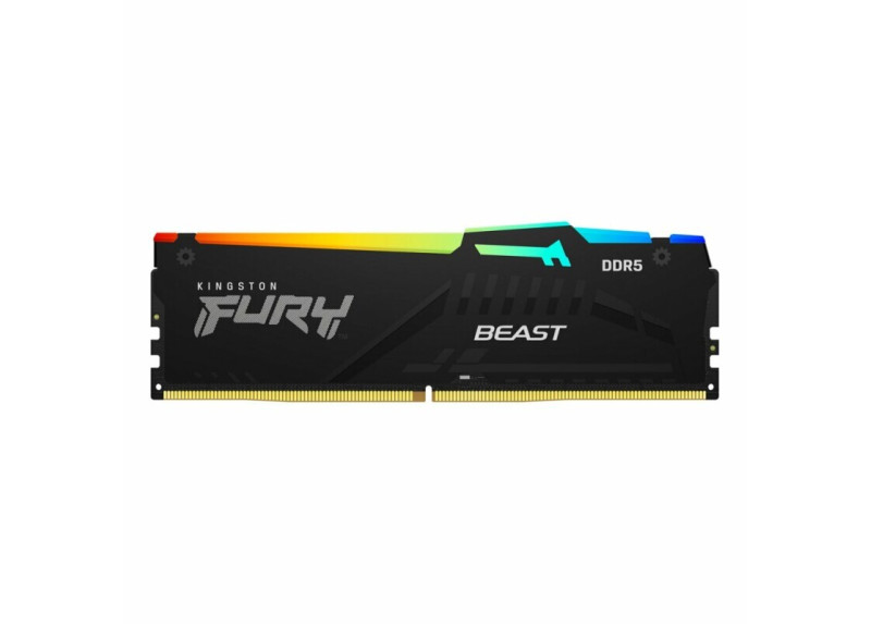 Kingston Technology FURY Beast RGB geheugenmodule 16 GB 1 x 16 GB DDR5 5200 MHz