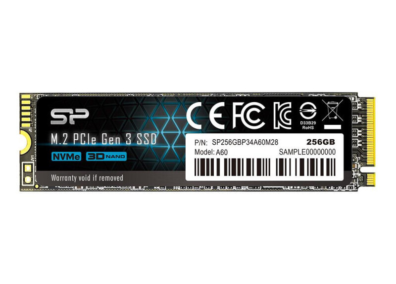 Silicon Power P34A60 M.2 256 GB PCI Express SLC NVMe