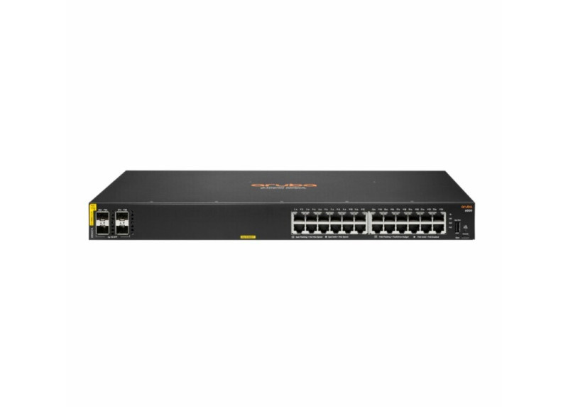 Hewlett Packard Enterprise Aruba 6000 24G Class4 PoE 4SFP 370W Managed L3 Gigabit Ethernet (10/100/1000) Power over Ethernet (Po