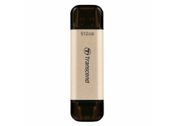 Transcend JetFlash 930C USB flash drive 512 GB USB Type-A / USB Type-C 3.2 Gen 1 (3.1 Gen 1) Goud