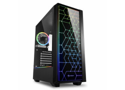 Sharkoon RGB LIT 100 Midi Tower Zwart