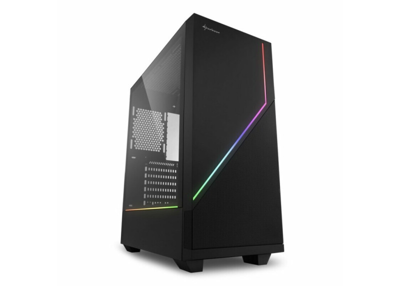 Sharkoon RGB FLOW Midi Tower Zwart