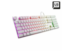 Sharkoon PureWriter RGB Blue toetsenbord USB QWERTY Amerikaans Engels Wit