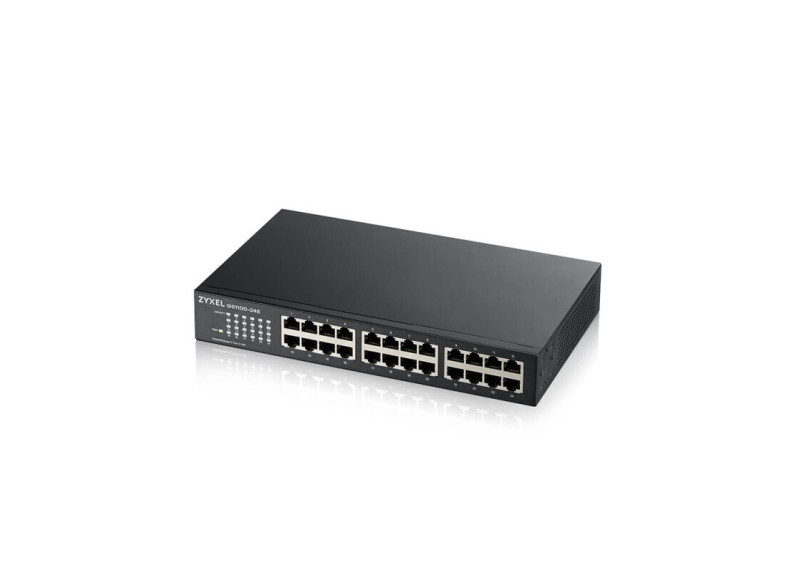 Zyxel GS1100-24E Unmanaged Gigabit Ethernet (10/100/1000) Zwart