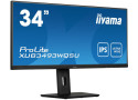 iiyama ProLite XUB3493WQSU-B5 computer monitor 86,4 cm (34") 3440 x 1440 Pixels UltraWide Quad HD LED Zwart