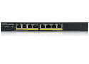 Zyxel GS1915-8EP Managed L2 Gigabit Ethernet (10/100/1000) Power over Ethernet (PoE) Zwart