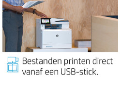 HP Color LaserJet Pro MFP M479fnw, Printen, kopiëren, scannen, fax, e-mail, Scannen naar e-mail/pdf; ADF voor 50 vel ongekruld