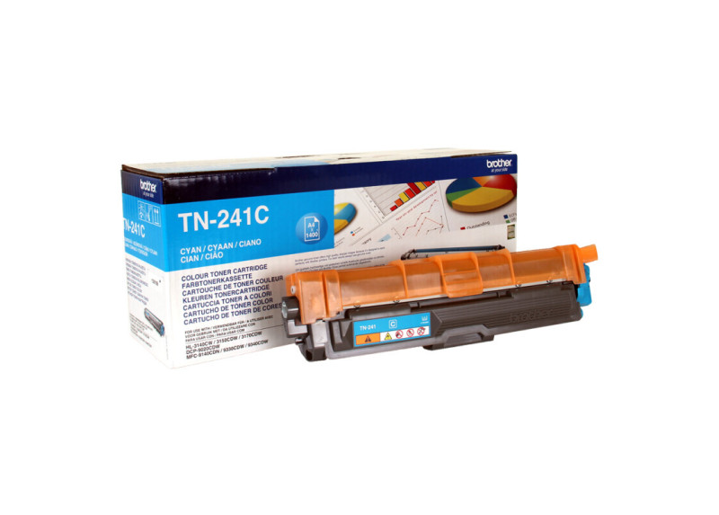 Brother TN-241C tonercartridge 1 stuk(s) Origineel Cyaan