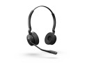 Jabra Engage 65 Stereo Headset Draadloos Hoofdband Kantoor/callcenter Zwart