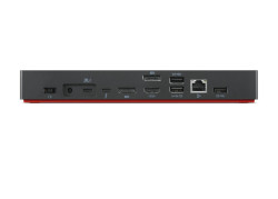 Lenovo 40B00300EU notebook dock & poortreplicator Bedraad Thunderbolt 4 Zwart, Rood