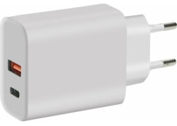 Mobiparts Wall Charger 2-Port 45W with Fast Charge/PD White