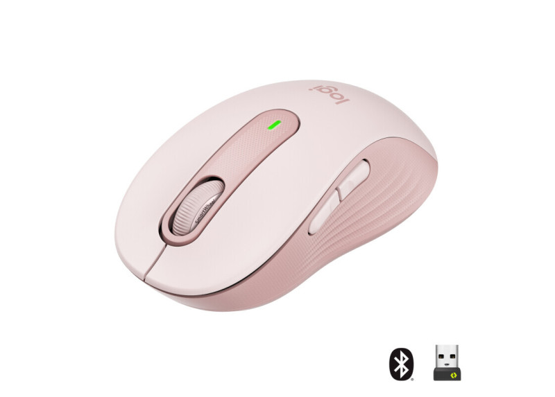 Logitech Signature M650 Draadloze Muis - Voor kleine tot middelgrote handen, 2 jaar batterijduur, stil klikken, aanpasbare zijkn