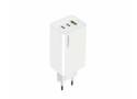 Mobiparts GaN Wall Charger USB-Cx2/USB-A3.0/QC 65W Wit