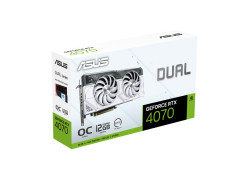 ASUS Dual -RTX4070-O12G-WHITE NVIDIA GeForce RTX 4070 12 GB GDDR6X