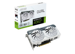 ASUS Dual -RTX4060TI-O8G-WHITE NVIDIA GeForce RTX 4060 Ti 8