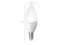 Philips Hue White and Color Ambiance Losse Kaarslamp E14 (me