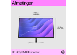 MON HP E27Q G5 27 Inch 2560x1440 (Quad HD) IPS 75HZ DP HDMI