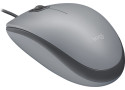 Logitech M110 muis Ambidextrous USB Type-A Optisch 1000 DPI