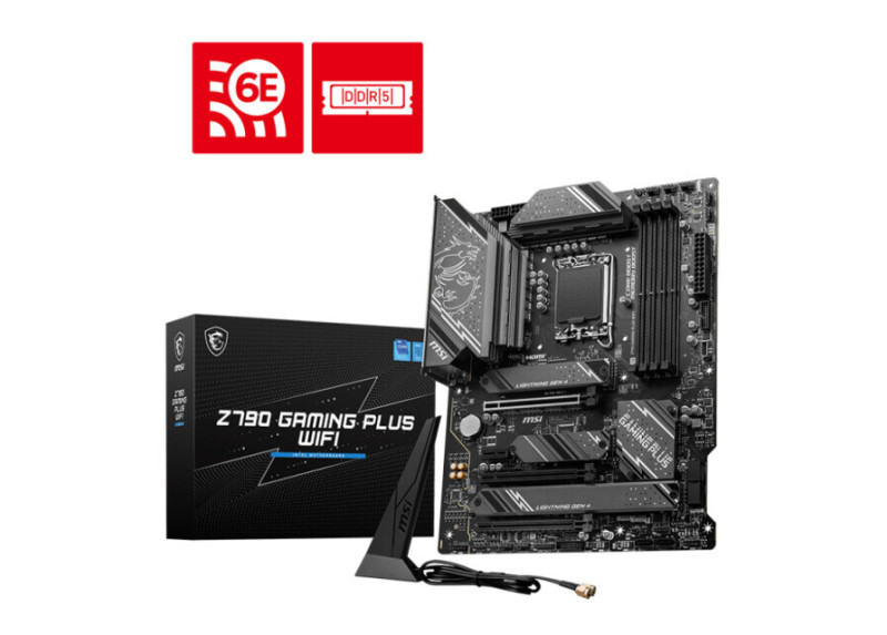 MSI Z790 GAMING PLUS WIFI moederbord Intel Z790 LGA 1700 ATX