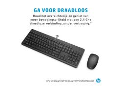 HP 230 draadloze muis- en toetsenbordcombo, Qwerty Wit/White