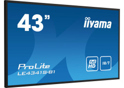 iiyama LE4341S-B1 beeldkrant Digitale signage flatscreen 108 cm (42.5") LCD 350 cd/m² Full HD Zwart 18/7