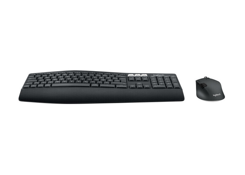 Logitech MK850 Performance toetsenbord Inclusief muis RF-draadloos + Bluetooth QWERTZ Duits Zwart