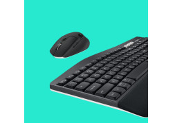 Logitech MK850 Performance toetsenbord Inclusief muis RF-draadloos + Bluetooth QWERTZ Duits Zwart