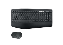 Logitech MK850 Performance toetsenbord Inclusief muis RF-draadloos + Bluetooth QWERTZ Duits Zwart