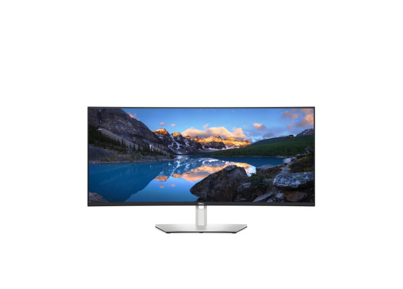 DELL UltraSharp U3824DW LED display 95,2 cm (37.5") 3840 x 1600 Pixels Wide Quad HD+ LCD Zwart, Zilver