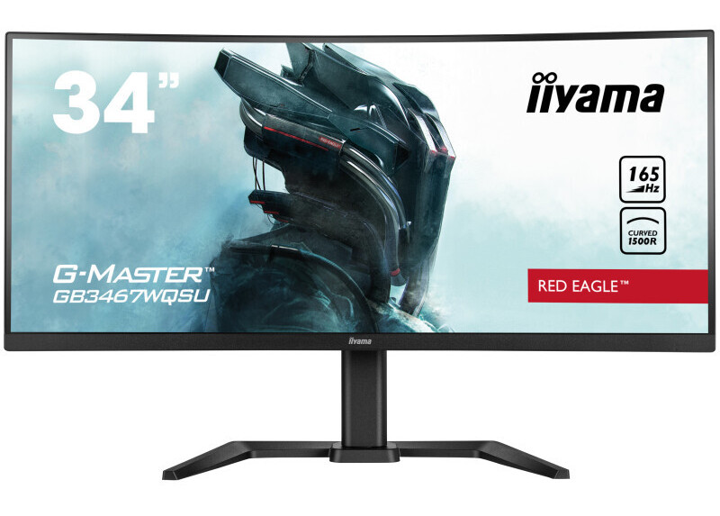 iiyama G-MASTER GB3467WQSU-B5 computer monitor 86,4 cm (34") 3440 x 1440 Pixels UltraWide Quad HD LED Zwart