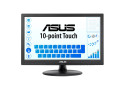 ASUS VT168HR computer monitor 39,6 cm (15.6") 1366 x 768 Pixels WXGA LED Touchscreen Zwart