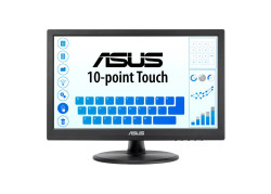 ASUS VT168HR computer monitor 39,6 cm (15.6") 1366 x 768 Pixels WXGA LED Touchscreen Zwart