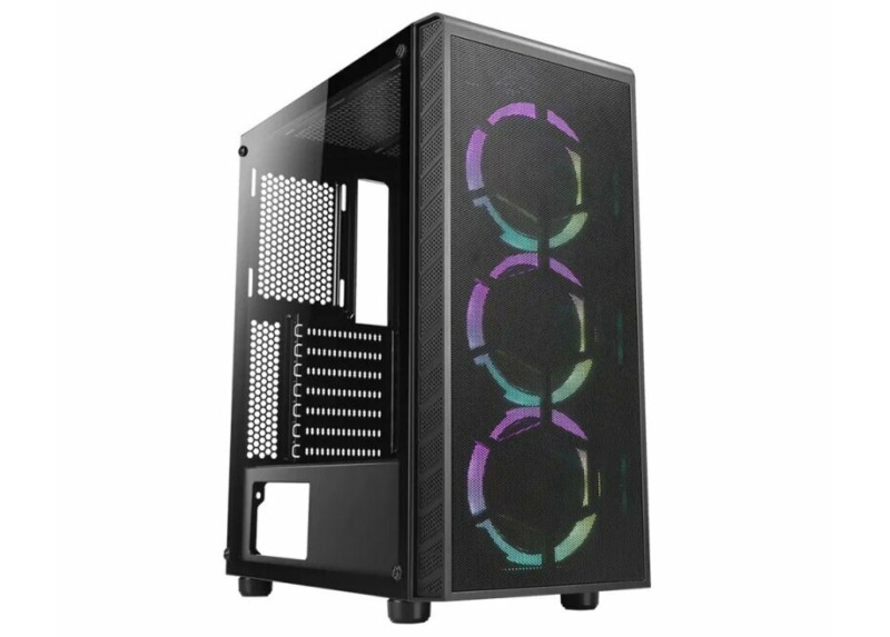 Case Azza Prima 360 Midi Tower zwart