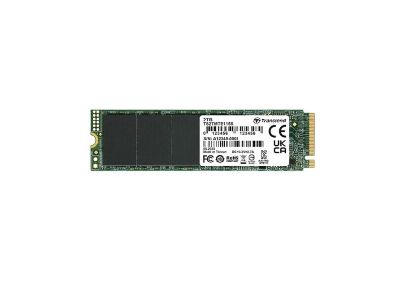 Transcend PCIe SSD 115S M.2 250 GB PCI Express 3.0 NVMe 3D NAND